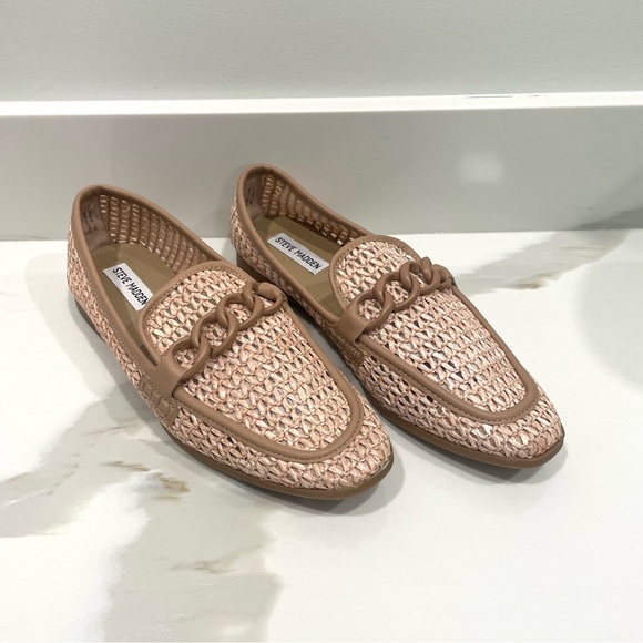 NEW Steve Madden Cardena Raffia Loafers (size 10) - Picture 2 of 4